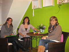 Theresa Raiser, Karen Croot und Meike Wehmeyer